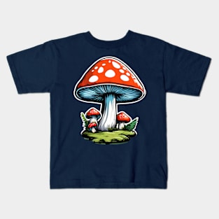 Mushrooms Kids T-Shirt